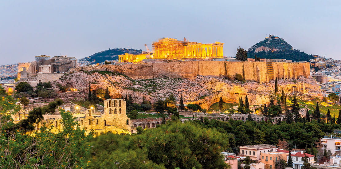 The spectacular Acropolis in Athens